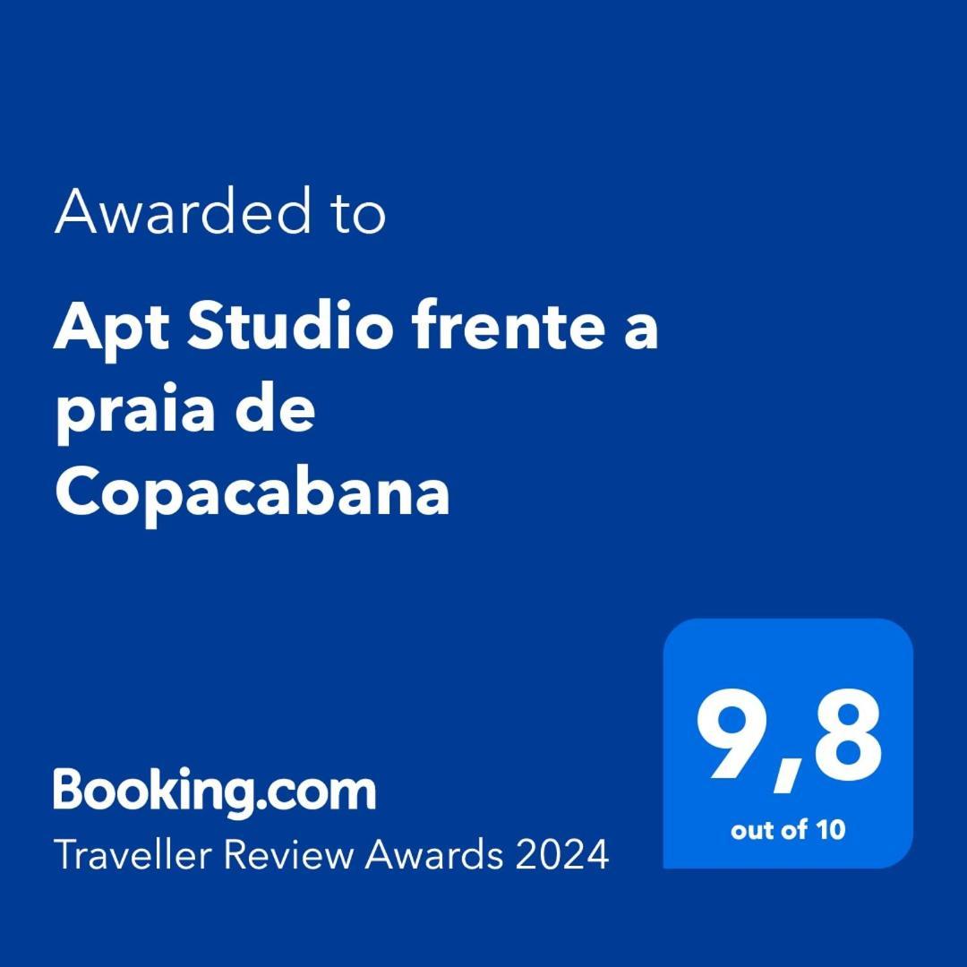 Apt Studio frente a praia de Copacabana Río de Janeiro Exterior foto